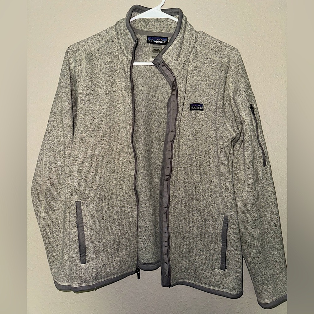 Patagonia Womens Better Sweater Birch White (Grey color)